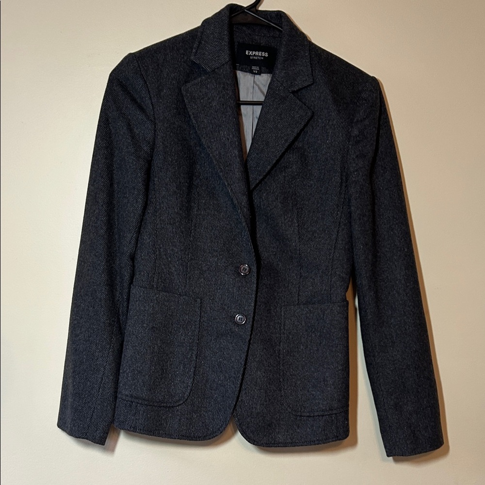 Express Women's Charcoal Blazer